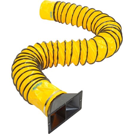 GLOBAL INDUSTRIAL 8 Dia. Air Outlet Duct Kit For  Air Scrubber, 16'L 292943